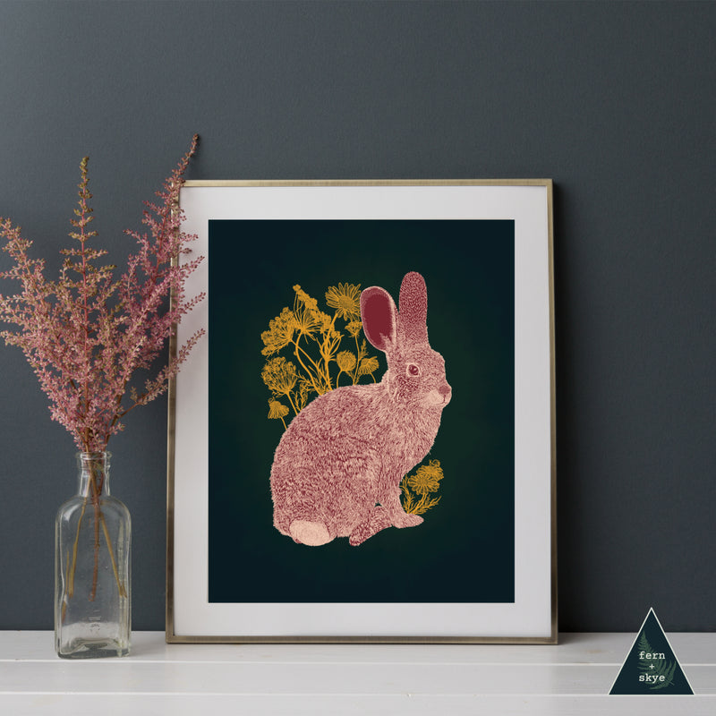 Cottontail Meadows Art Print