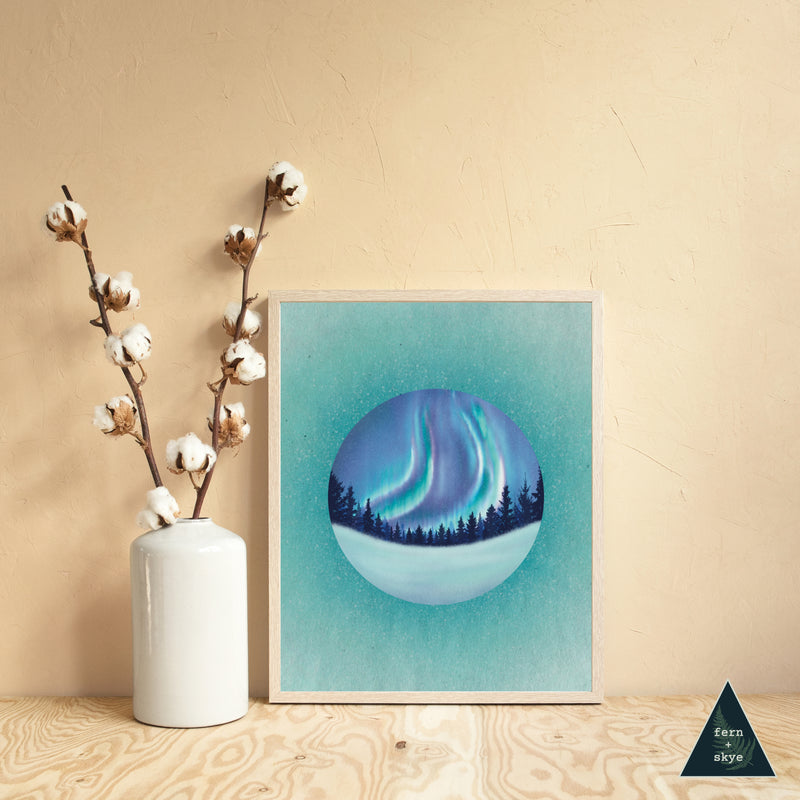 Northern Lights Art Print