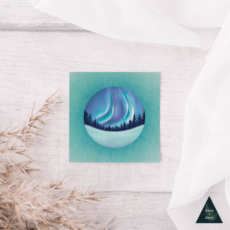 Northern Lights Mini Print