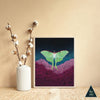 Luna Moth Ascends Art Print