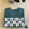 Wildlife Checkers - Screen Printed Unisex Sweatshirt