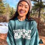 Wildlife Checkers - Screen Printed Unisex Sweatshirt