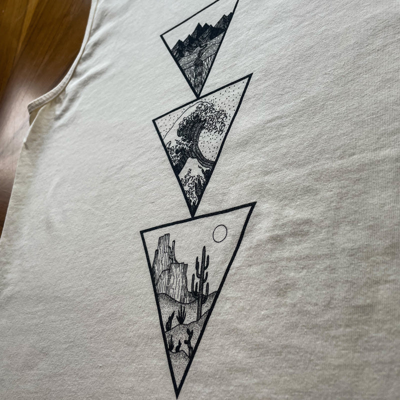 Nature Biomes - Screen Printed Unisex Tank Top