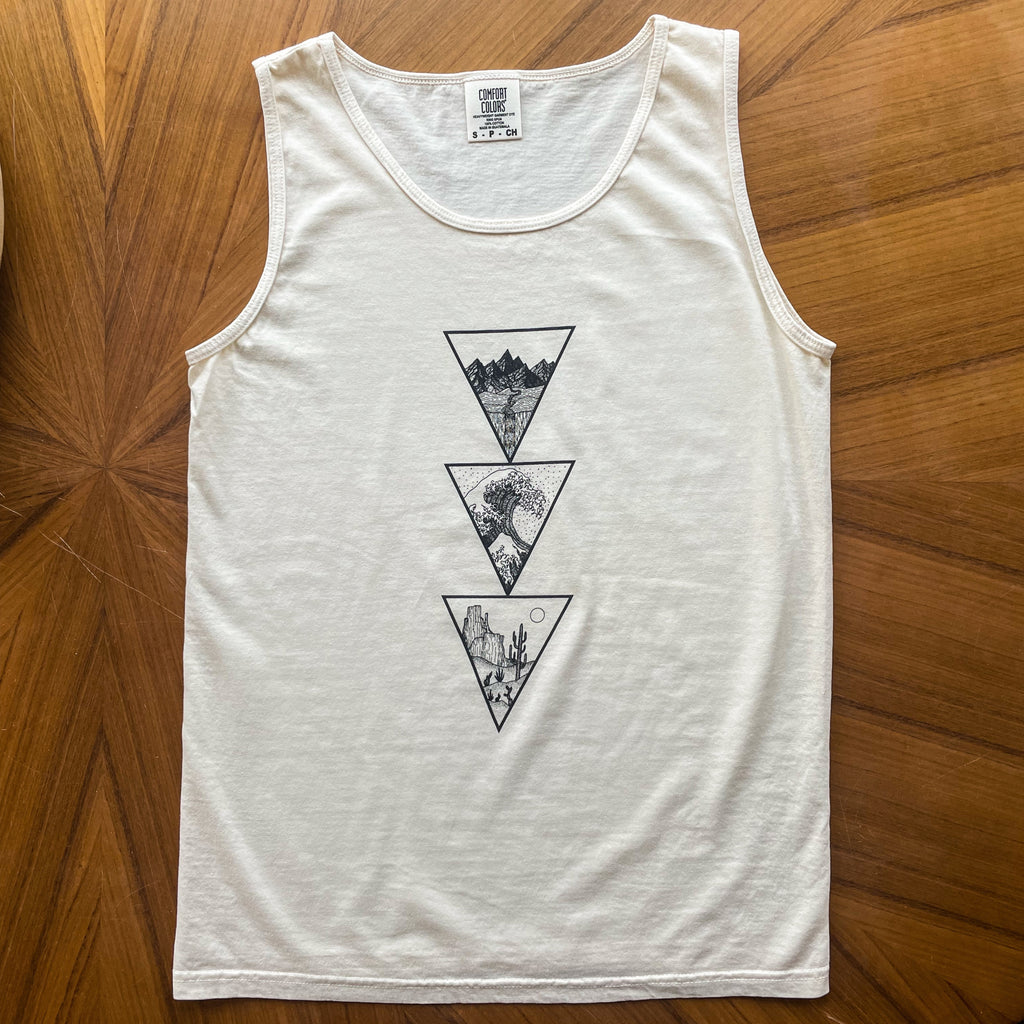Nature Biomes - Screen Printed Unisex Tank Top