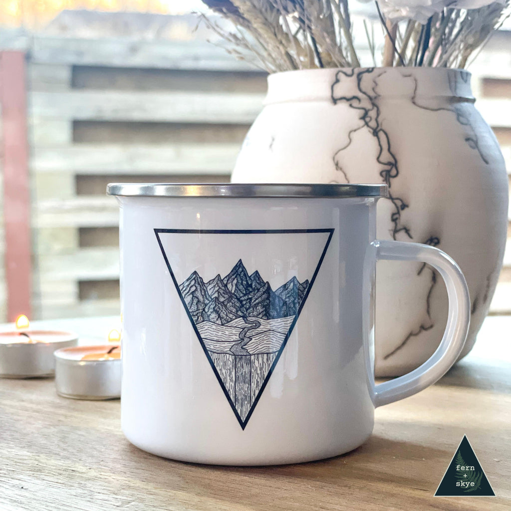 Mountain Nature Biome Camper Mug