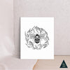 Botanical Bee Canvas Print