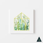 The Yellow Greenhouse Canvas Print