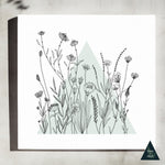 Wildflower Botanical Garden Canvas Print