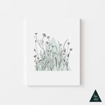 Wildflower Botanical Garden Canvas Print