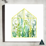 The Yellow Greenhouse Canvas Print