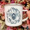 Botanical Bee Camper Mug