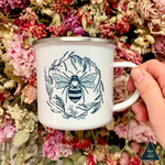 Botanical Bee Camper Mug