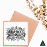 Just Keep Blooming Floral Mini Print