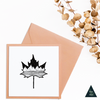 Maple Leaf Starry Mountain Mini Print