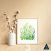 The Yellow Greenhouse Art Print