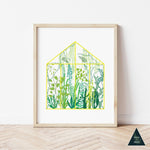 The Yellow Greenhouse Art Print