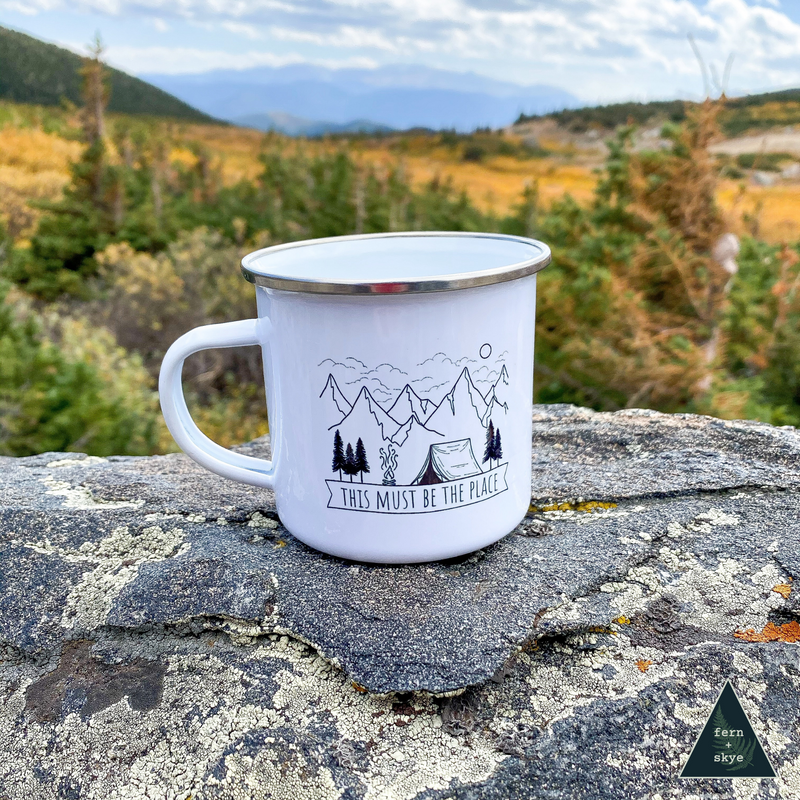 This Must Be The Place Camper Mug