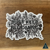 Just Keep Blooming Sticker
