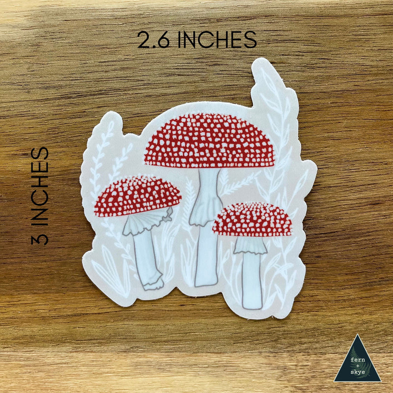 Red Mushroom Sticker