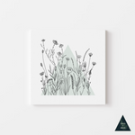 Wildflower Botanical Garden Canvas Print