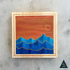 "A Bold New Day" - Original Acrylic Painting on Pine Wood