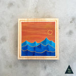 "A Bold New Day" - Original Acrylic Painting on Pine Wood