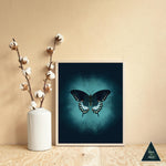 Butterfly Glow Art Print